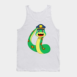 Snake Cop Police Tank Top